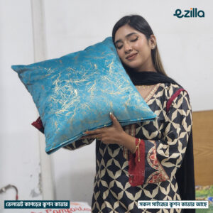 Blue Velvet Cushion Cover