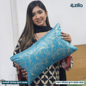 Blue Velvet Cushion Cover