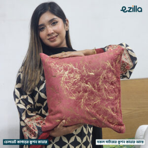 Maroon Velvet Cushion Cover